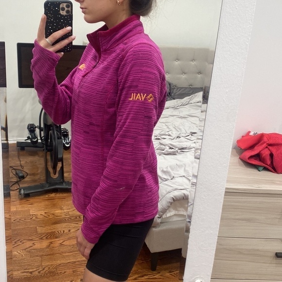North Face Quarter Zip Pink M - Picture 6 of 7
